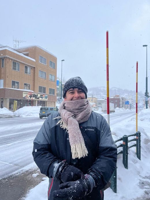 Jorge en la nieve